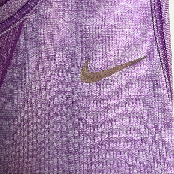 NIKE Running Tank Top Spiral Side Print Vertical Stripe Reflective Back - Picture 8 of 10